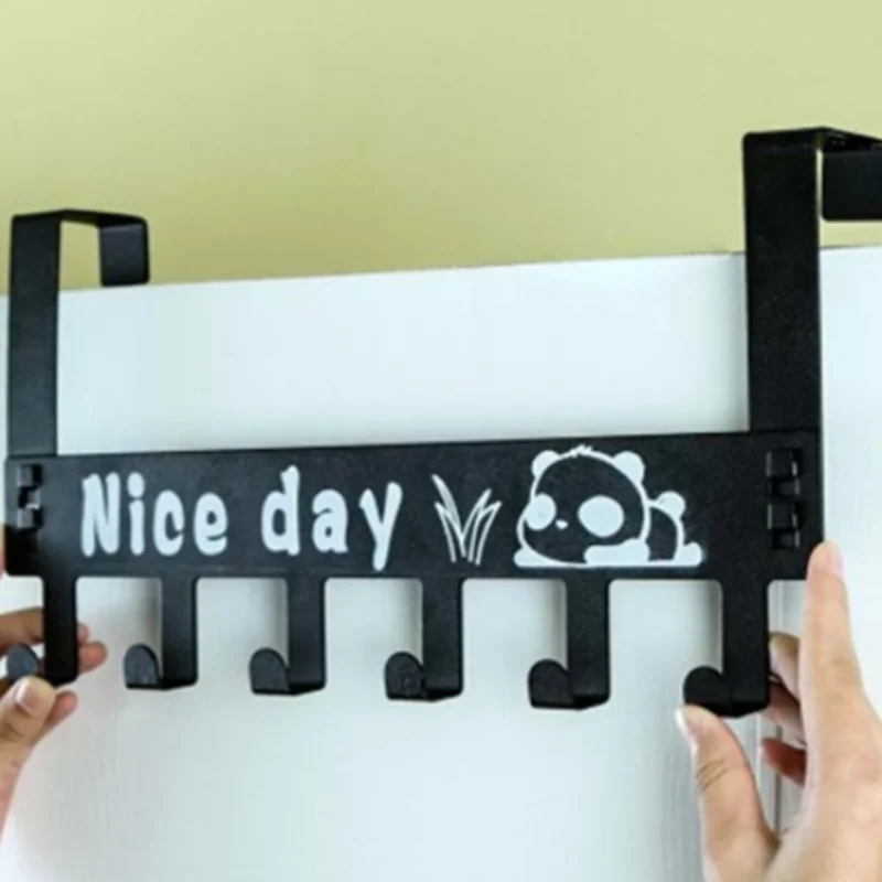 Rear Door Hook Rack Wall Hanging Clothes Storage Rack