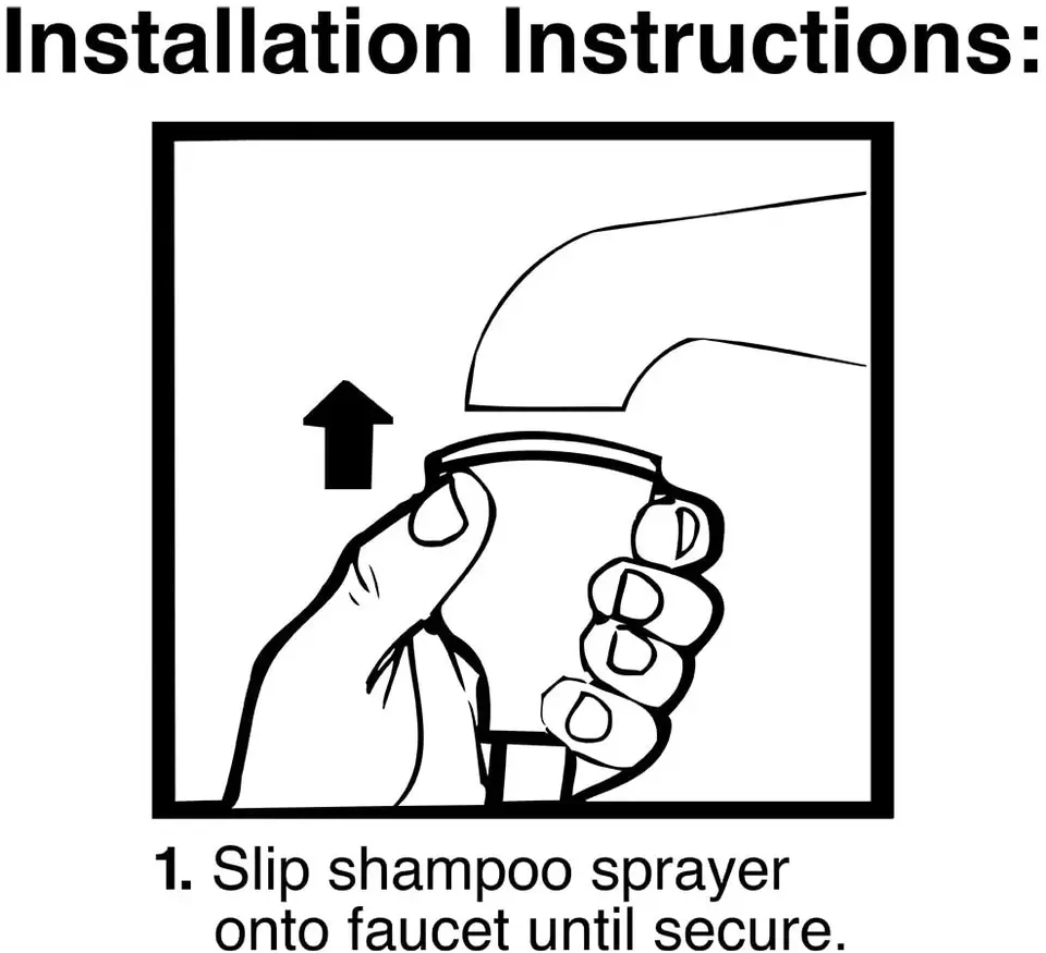 Spruzzatore per Shampoo Portatile Parrucchiere 4,9 Piedi, Soffione