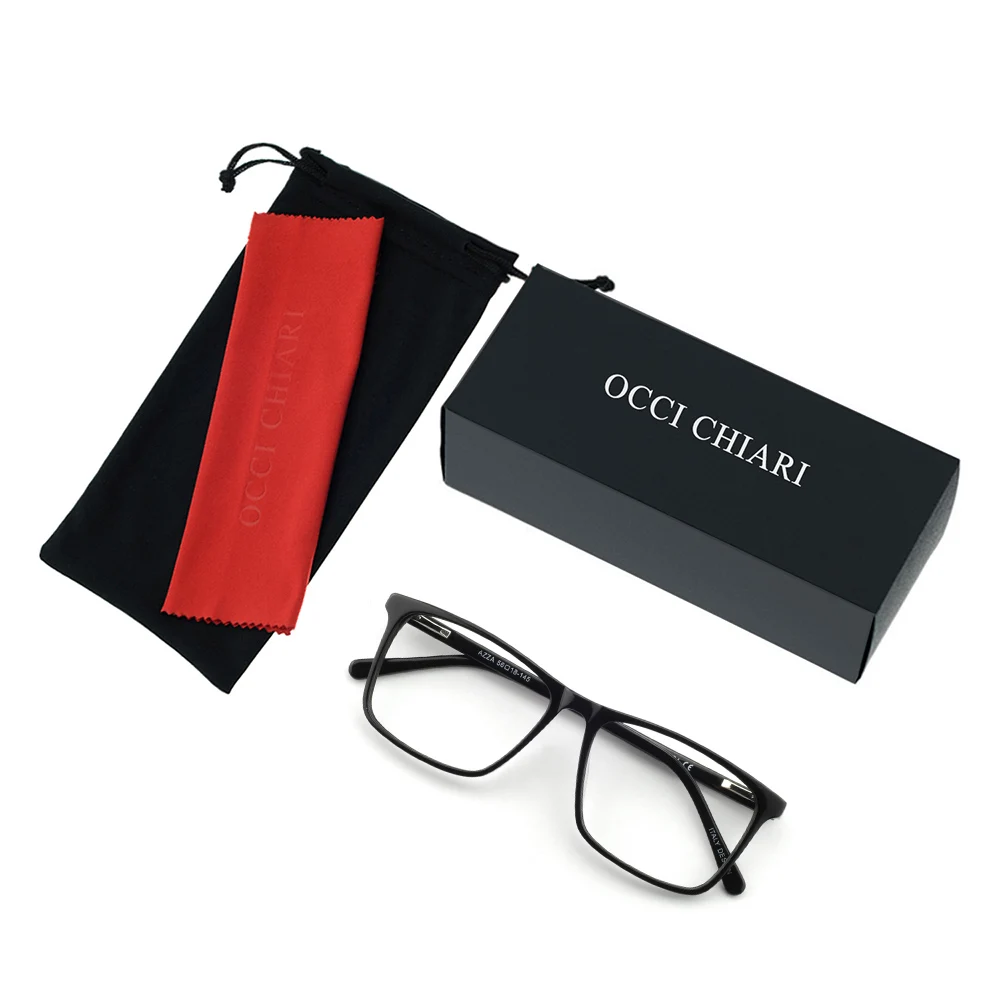 OCCI CHIARI, мужские очки, оправа, оптическая,, мужские, прозрачные линзы, по рецепту, анти-синий светильник, ацетат, очки, очки, W-COLOPI