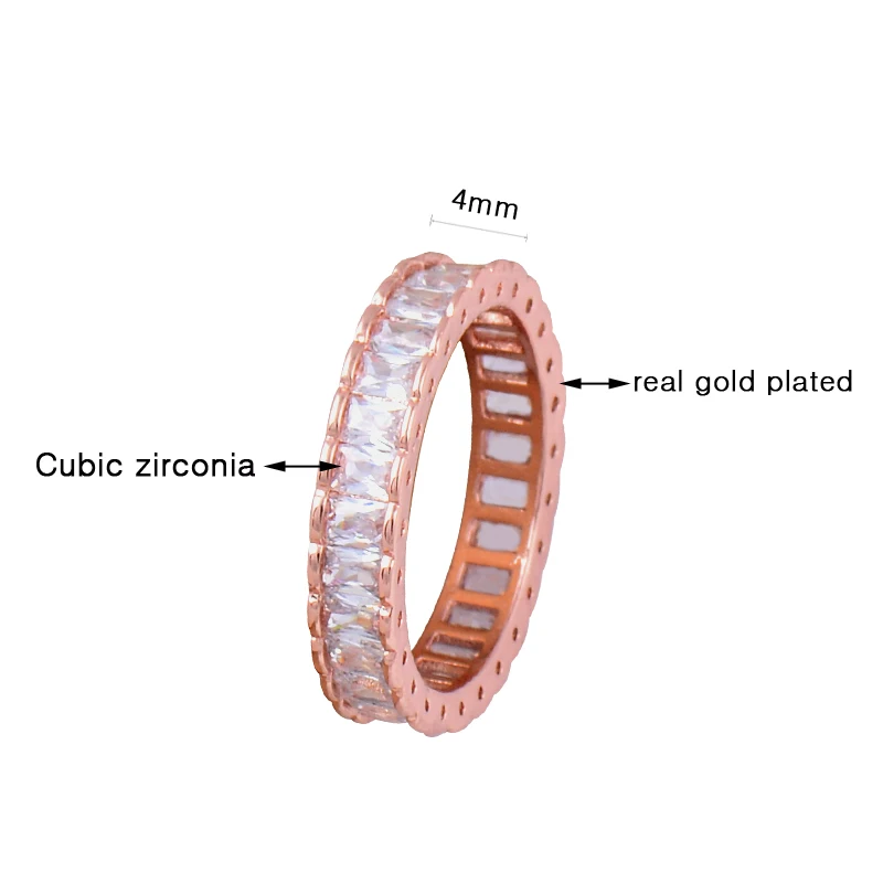 SINLEERY простые круглые обручальные кольца, розовое золото, серебро, квадратные кубические циркониевые обручальные кольца для женщин, ювелирные изделия JZ646 SSF
