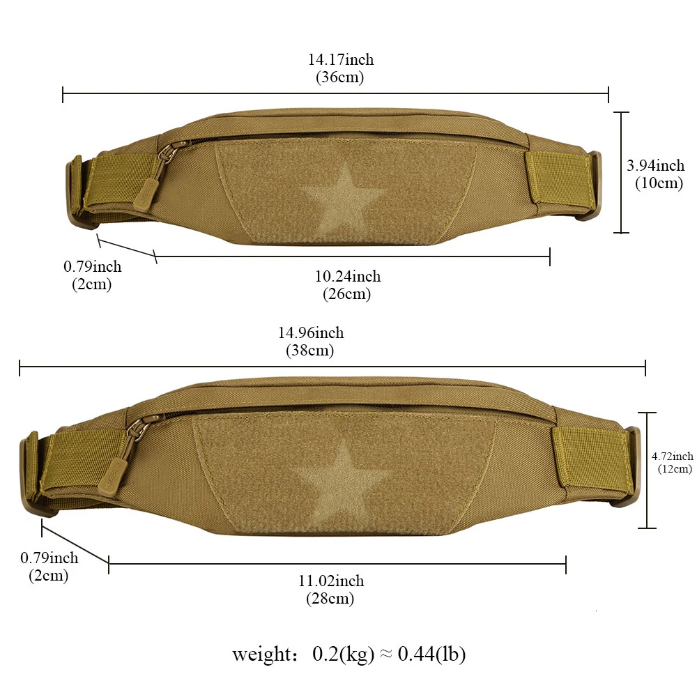 polegadas, estilo militar, para esportes ao ar livre, caminhadas e corrida