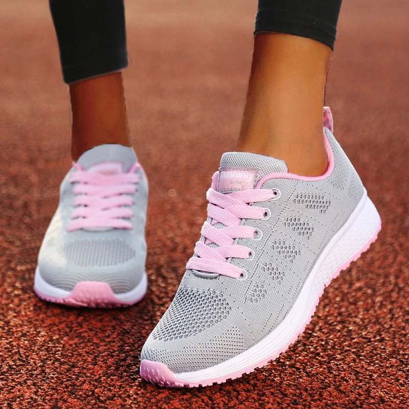 Sneakers da donna scarpe Casual appartamenti Air Mesh scarpe da ginnastica traspiranti scarpe da donna Sneakers da donna scarpe da donna Basket Tenis Feminino