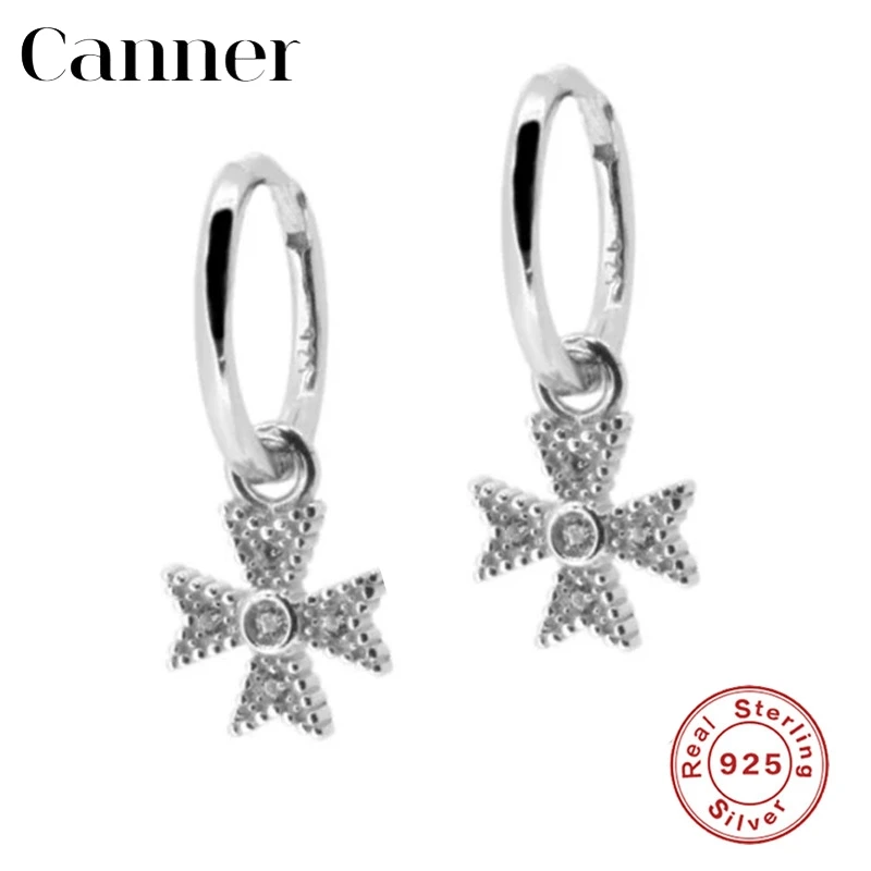 cross silver Простые 925 пробы, серебряные, Лунные звезды, фианиты, маленькие серьги-кольца для женщин, мини золотые, серебряные, круглые серьги с молнией, ювелирные изделия - Окраска металла: cross silver