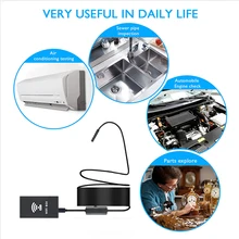 Wifi эндоскоп камера мини IP68 водонепроницаемый кабель Инспекционная камера 8 мм USB эндоскоп бороскоп IOS эндоскоп для Iphone Android