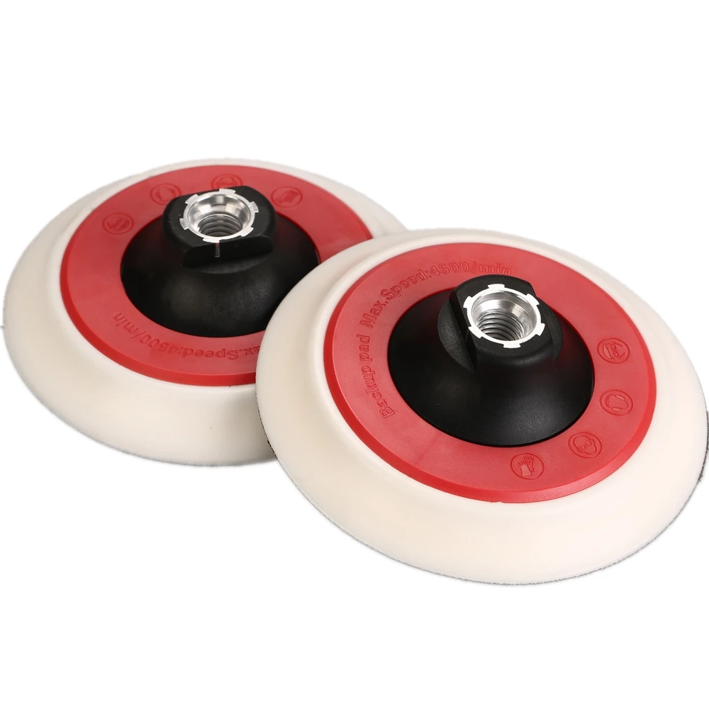 

SPTA 5/6inch Backing Plate Soft Edge for Polishing Pads 125mm 150mm Buffing Pad Backing Holder Hook&Loop Face Replaceable Plate