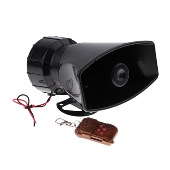 

7 Tone Wireless Remote Control Alarm Horn for 12V Universal Car Truck Motos