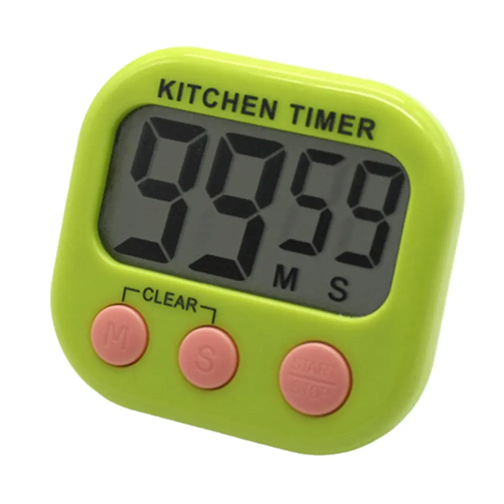

Household Kitchen Electronic Timer Digital Timer Large-screen Display for Cooking Baking Sports Games