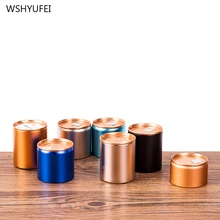 10Pcs Cans Moisture Travel Portable Seal Metal Iron Storage Tank Tea Dried Flower Coffee Beans Nut Pills Snack Storage Tank