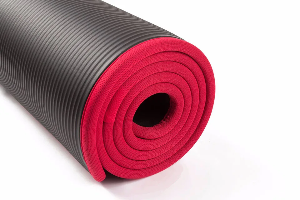 Extra Thick High Quality 10MM NRB Non-slip Yoga Mats Fitness Tasteless Pilates Gym Exercise Pads Bandages ?????? ??? ????