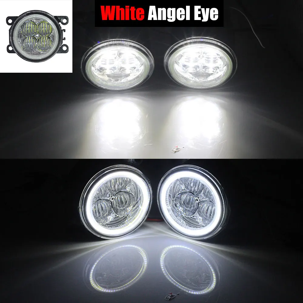 Cawanerl для 2003- Opel Signum хэтчбек Автомобильный светодиодный противотуманный светильник Ангел глаз DRL Дневной ходовой светильник 12 В аксессуары - Цвет: White Angel Eye
