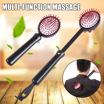 

New Double head Back Scratcher Body Massage Hammer Tool Health Care Massager Wooden Multi-function Health Massage Stick