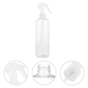 

4Pcs Travel Bottles Home Bottle Holder Round Portable Mosquito Repellent Refillable Plastic Disinfectant Containers 500ML Spray
