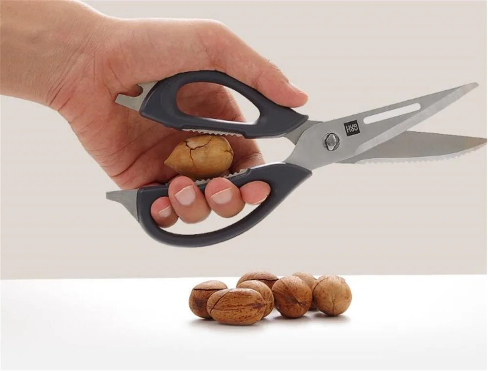 Xiaomi HuoHou Multifunctional Kitchen scissor Detachable scissors Nutcracker Bottle opener Bone Cutter Cook Tool shear cut Poultry (9)
