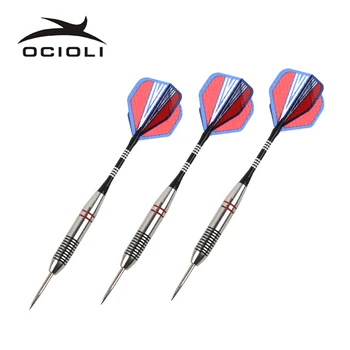 

High Quality New 3 Pcs/Sets of Darts Professional 24g Steel Tip Dart with Aluminium Shafts Nice Dart Flights Indoor Sports