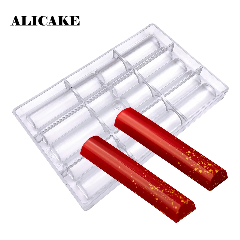 3D Chocolate Bar Molds Polycarbonate Tray Plastic Baking Chocolate