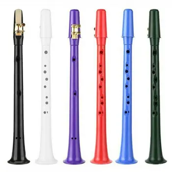 

Mini Portable Saxophone 11 Holes C Key Pocket Sax Woodwind Instrument with Bag