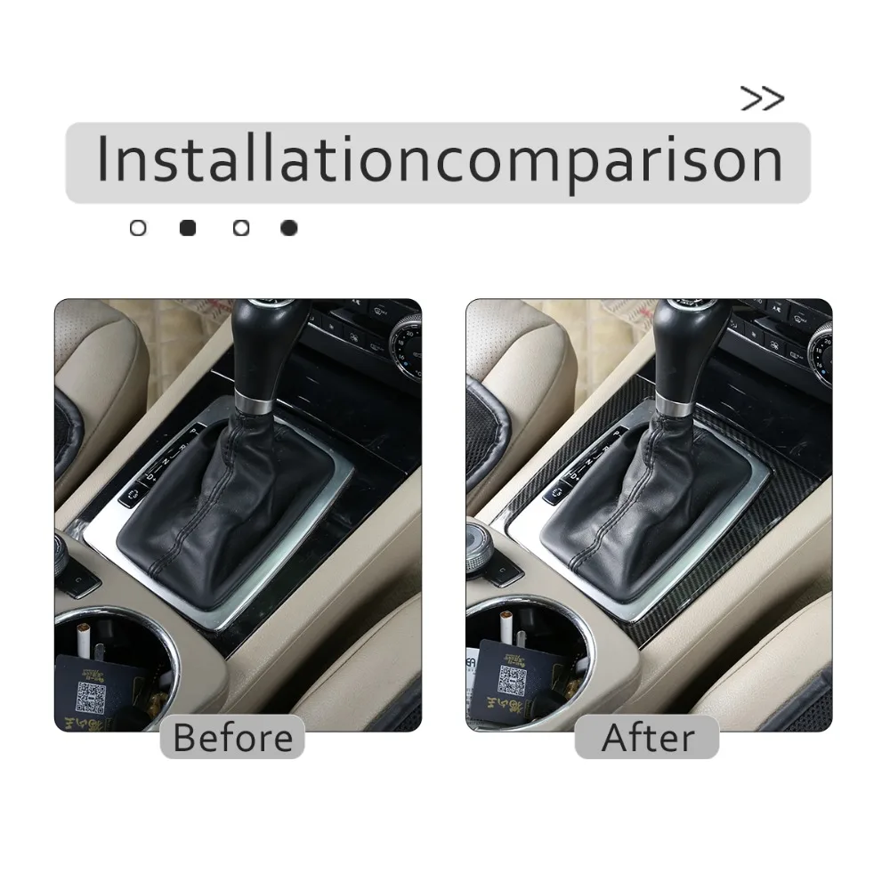 5 StylesABS для Mercedes Benz C GLK Class X204 W204 C180 C200 C260 2008-2013 Шестерня отделка для переключения передач рамка наклейка автомобильные аксессуары