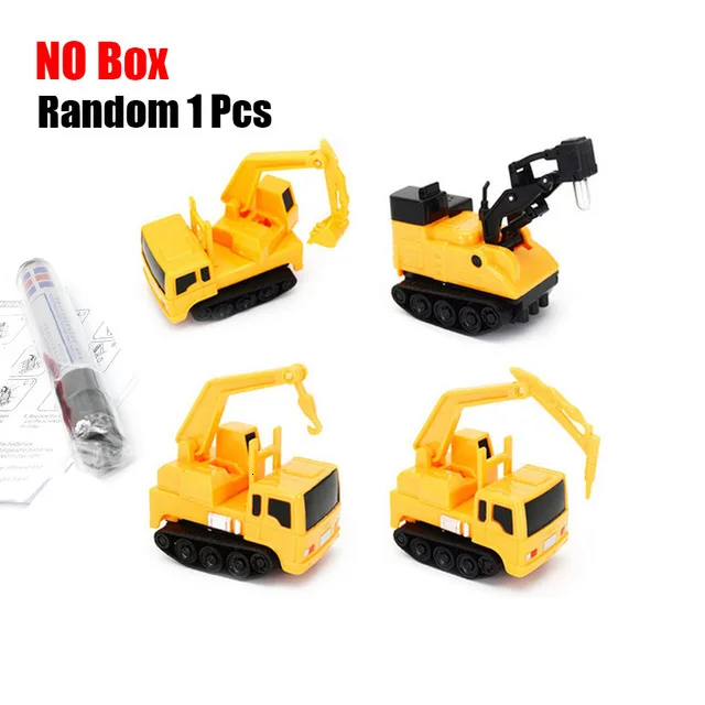 New Magic Pen Inductive Car Truck Follow Any Drawn Black Line Track Mini Toy Engineering Vehicles Educational Toy - Color: A08 NO box
