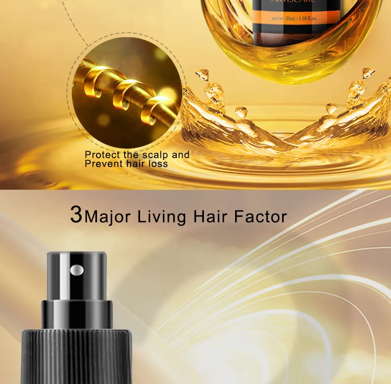Спрей для роста волос ARTISCARE Essence способствует росту волос питает корни волос густые блестящие предотвращающие выпадение волос для мужчин и женщин