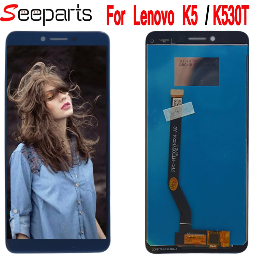ЖК-дисплей с дигитайзером сенсорного экрана 5 7 дюйма для Lenovo K5 K350T k350 T Замена