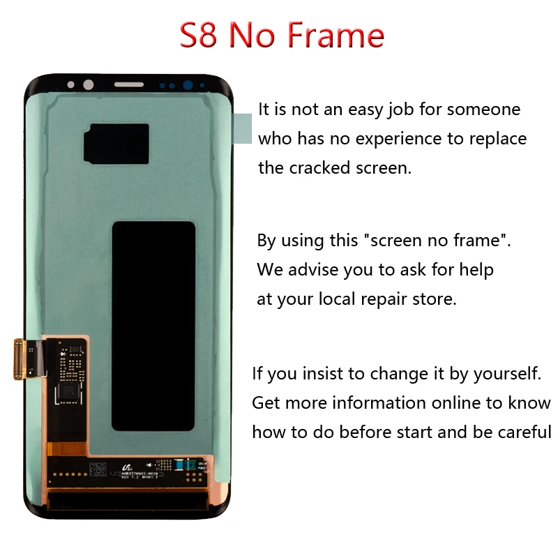 Оригинальный дисплейный модуль G950F G955 для SAMSUNG Galaxy S8 Plus дигитайзер сенсорного