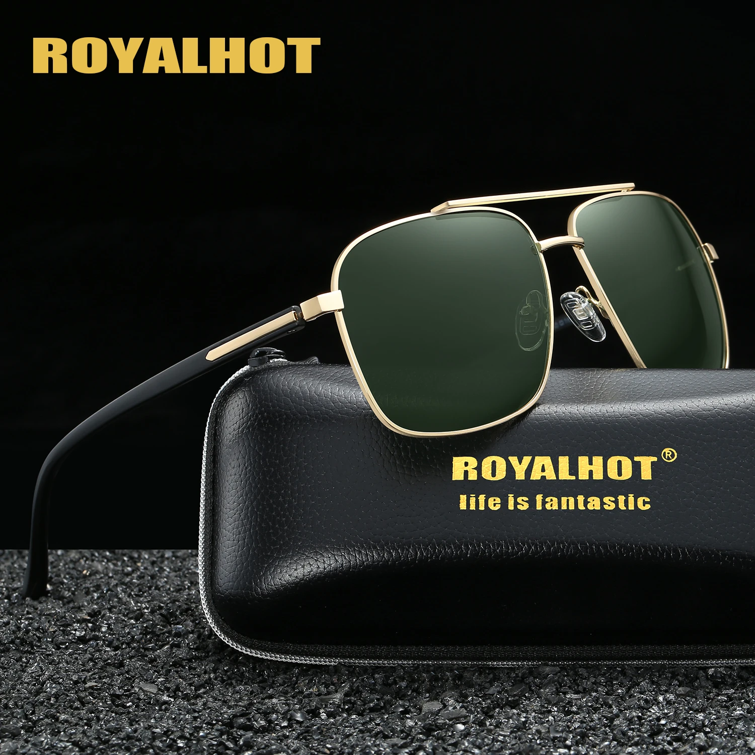 RoyalHot, мужские, женские, модные, алой, квадратная оправа, солнцезащитные очки, для вождения, солнцезащитные очки, оттенки, Oculos masculino, мужские, 900100