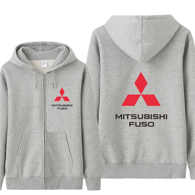 Осень Mitsubishi Fuso толстовки мужские модные пальто флисовый пуловер унисекс человек грузовик Mitsubishi Fuso Толстовка