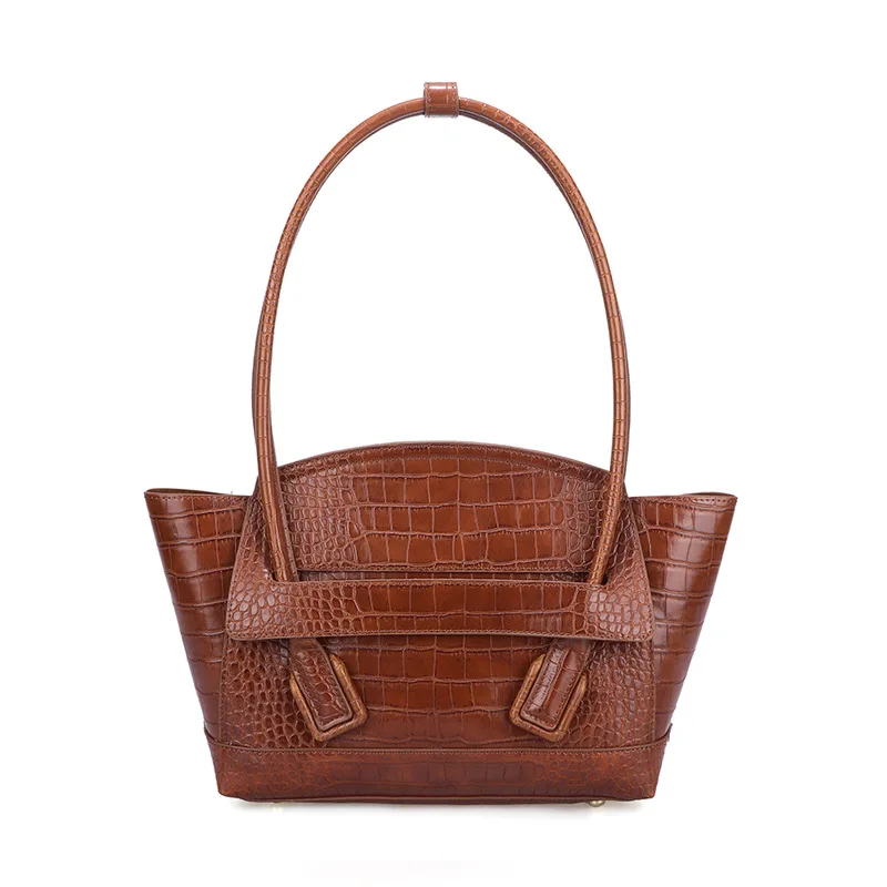 

Vintage Fashion Crocodile PU Leather Luxury Handbags Women Bags Designer Female Shoulder Bag Ladies Bolsas Feminina