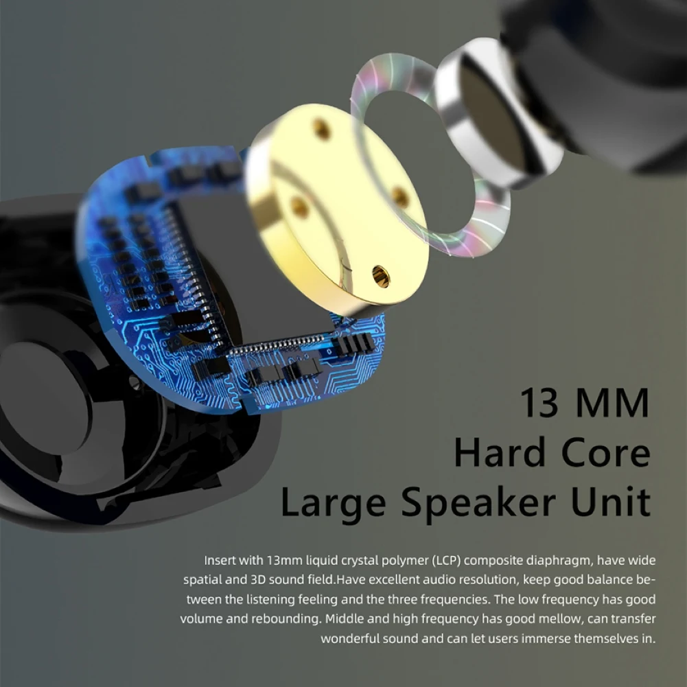 Touch Bluetooth 5 0 Earbuds TWS Smallest Wireless Earphones 8D Stereo Sports Headsets 360mAh Charging Case LED Display