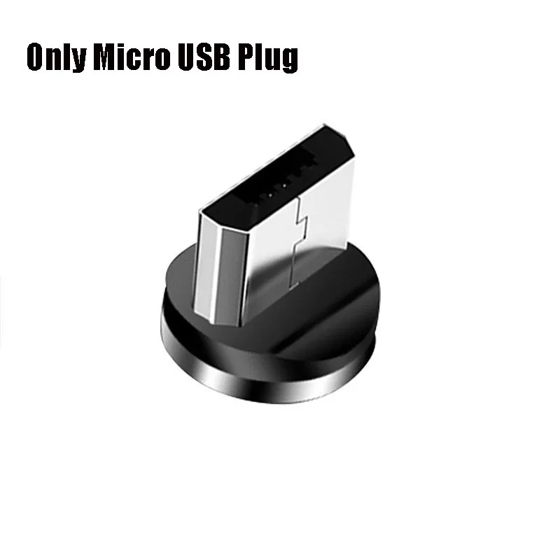 1M Magnetic Charger Cable For Xiaomi 2A Fast Charging Micro USB Type C Cable For Samsung Android Mobile Phone Cables Magnet Wire - Цвет: Only Micro USB Plug