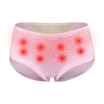 

Women Underwear Female Magnet Health Briefs Magnetic Physiological Period Underpants New Warm Uterus Ovary Pants Lady Knickers