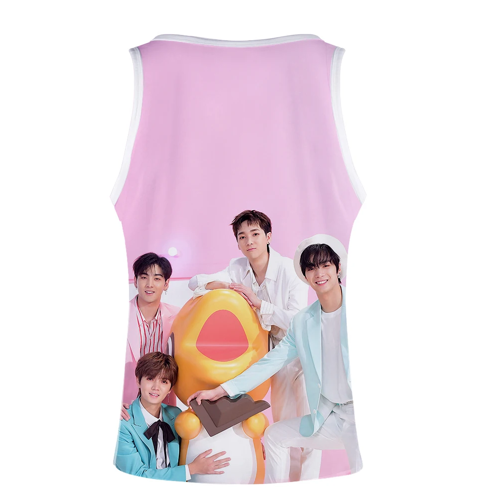 NU'EST harajuku Спортивная майка без рукавов для тренировок, майка, Мужская одежда для фитнеса или бодибилдинга, мужской спортивный жилет, мужские майки