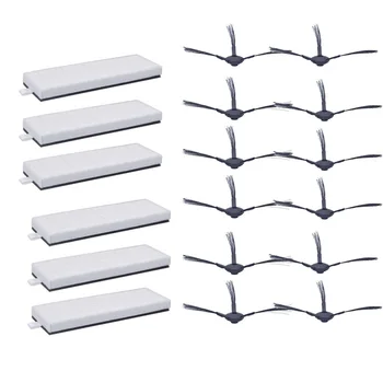 

EAS-Side Brush + Hepa Dust Filter for Ilife A6 / X620 / X623 / X660 Parts for Robot Vacuum Cleaner Accessories 2