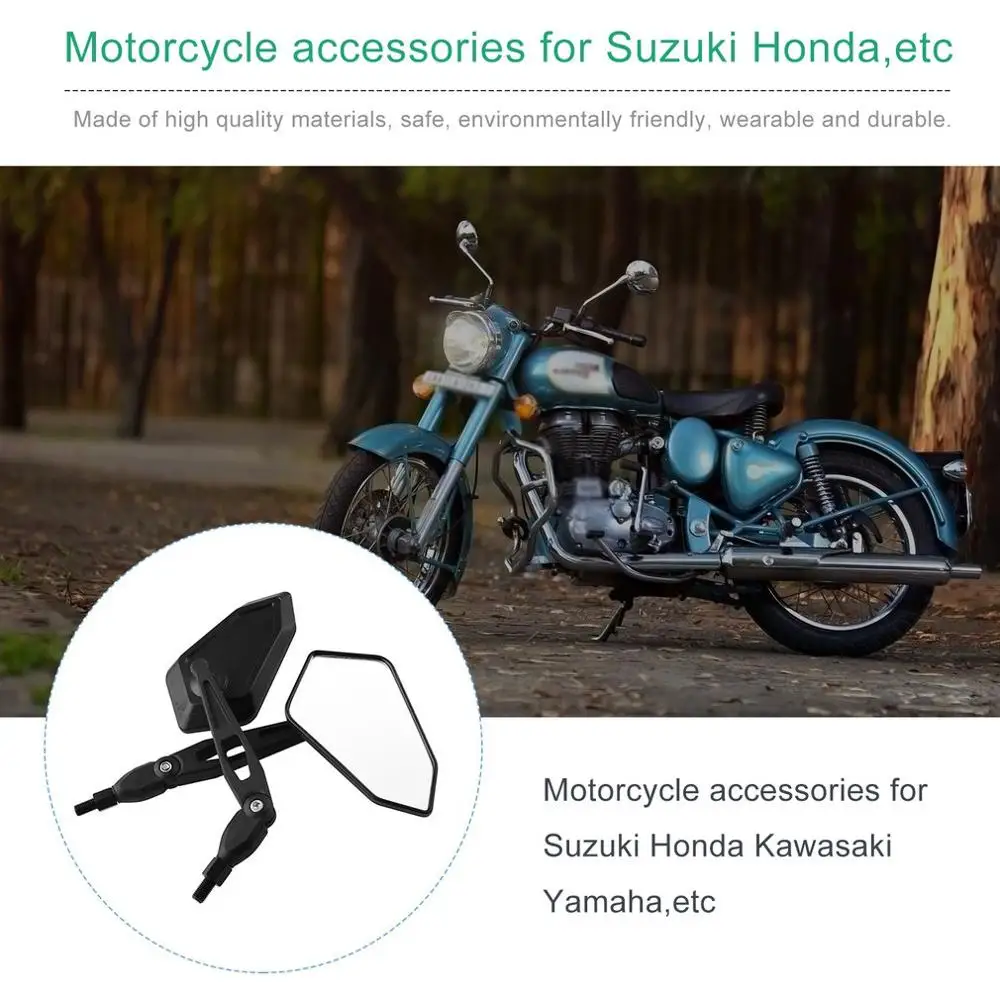 Мотоцикл модифицированное зеркало заднего вида для Suzuki для Honda Для Kawasaki для Yamaha универсальное зеркало заднего вида