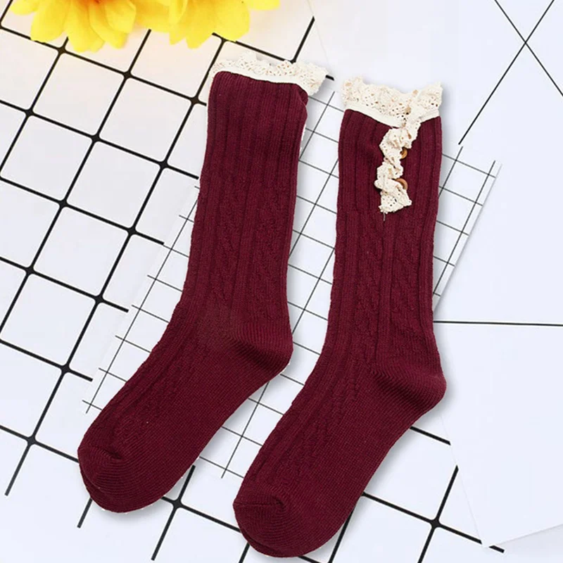 Кружевные носки с пуговицами; женские гетры; вязаные осенне-зимние сапоги; носки с манжетами; Модные женские гетры; Meias