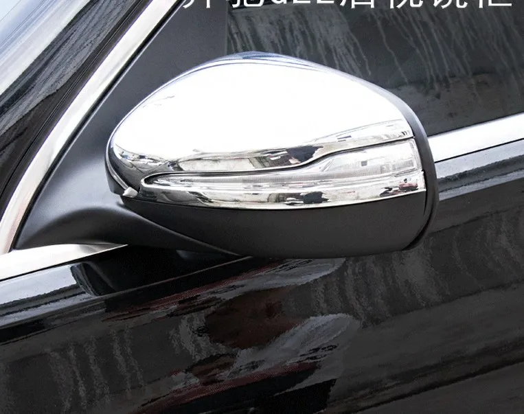Зеркальный чехол для Mercedes Benz C c200l новое украшение E-class E300 glc260l узор из углеродного