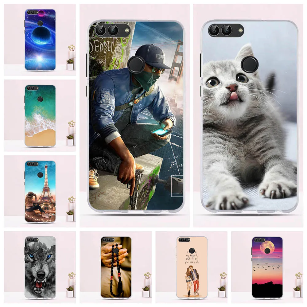

Soft Silicone Case For Huawei Enjoy 7s Case TPU Back Phone Cover For Huawei P Smart Cover Shells For Huawei Psmart Enjoy7s Funda