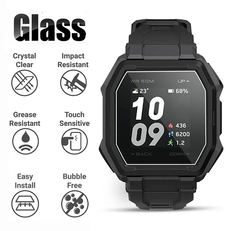 Защитная пленка из закаленного стекла для Xiaomi Huami Amazfit Ares/T rex 3