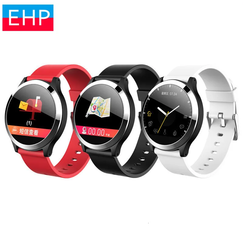 Round screen smart watch Heart rate monitoring blood pressure ECG multi-function running waterproof sports For Apple Iphone Round screen smart watch Heart rate monitoring blood pressure ECG multi-function running waterproof sports For Apple Iphone
