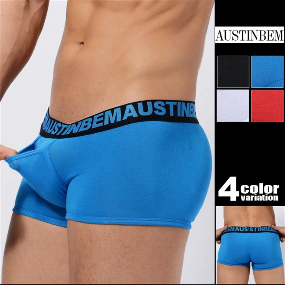 Boxershorts мужские боксеры Para Hombre Pocket Модное Новое сексуальное нижнее белье 4 вида