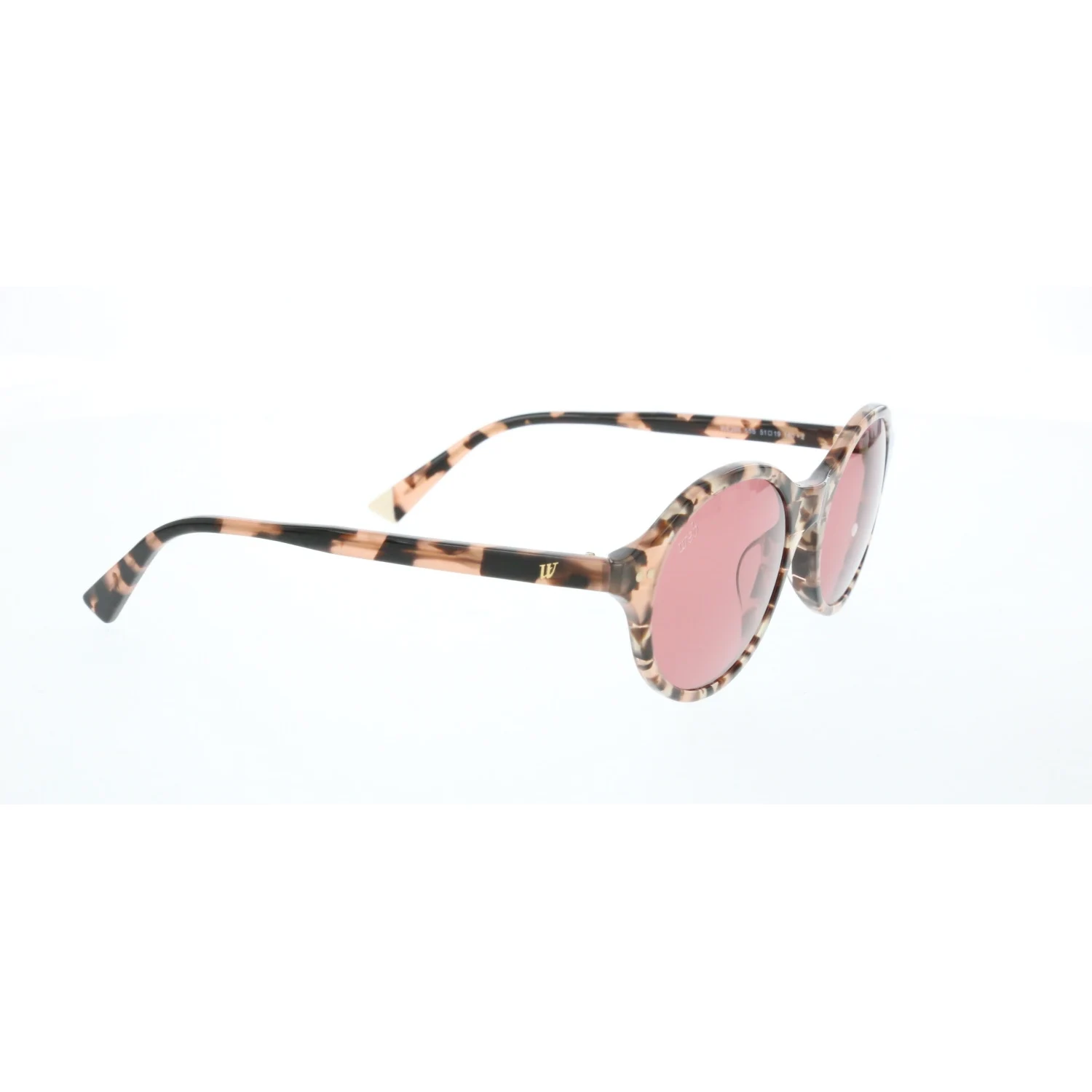 

Women's sunglasses w 0266 55s bone color organic oval aval 51-19-140 web