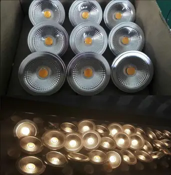 

1PCS High Quality Super Bright AR111 15W COB LED Downlight AR111 QR111 G53 LED Bulb light Dimmable led lamp AC110V/220V/DC12V