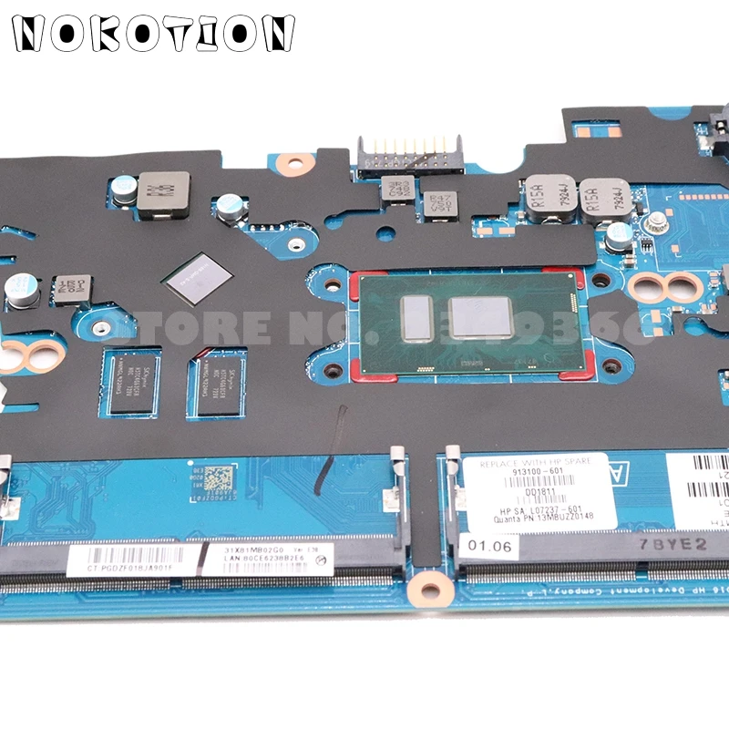 remarkable  NOKOTION For HP Probook 440 G4 laptop motherboard 930MX GPU I5-7200U DDR4 913100-001 913100-601 913