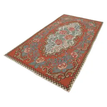 

167x305 Cm Red Handmade Vintage Moldovan Rugs Rug-5x10 Ft