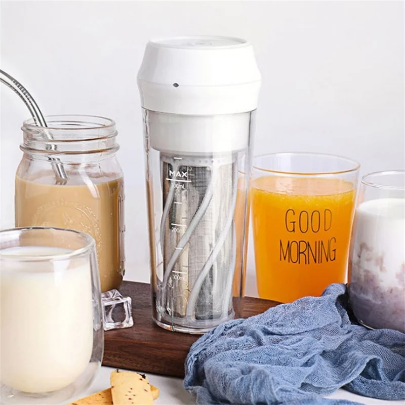 

Portable USB Juicer Mini Juice Cup Electric Blender Machine Juice Filtration Automatic Home Office Mixer Food Processor