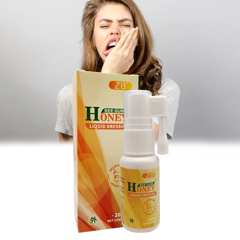 20 мл пчелиный прополис пероральный спрей чистый рот для восстановления дыхания