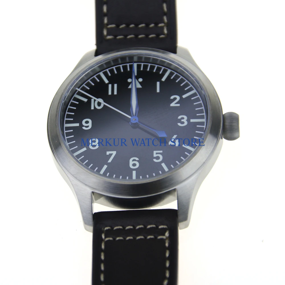 

Sapphire Glass German Style Fieger Type A Automatic Pilot Watch NH35 Enamel Dial B-UHR Heated BGW9 Luminous