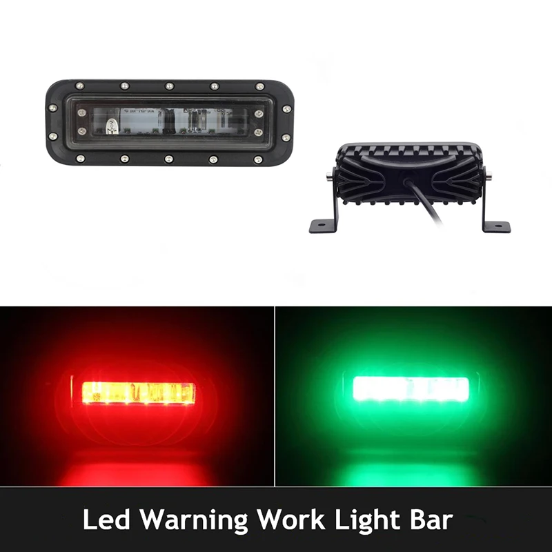 

Car Side Light 4DLEN Warning Beam Work Light Bar Lamp IP67 800LM 30W 10-30V DC