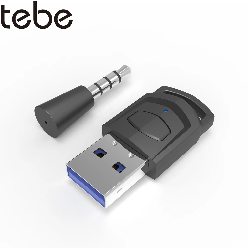 Tebe-adaptador de Áudio sem Fio para Ps4 Dongle Bluetooth 5.0 3.5 mm Aux Baixa Latência para Playstation pc Alto-falante
