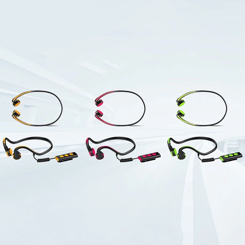 AABB-новинка, гарнитура для костной проводимости, беспроводные Bluetooth 4,1, беспроводные наушники, спортивные, водонепроницаемые, Bluetooth, беспроводные наушники
